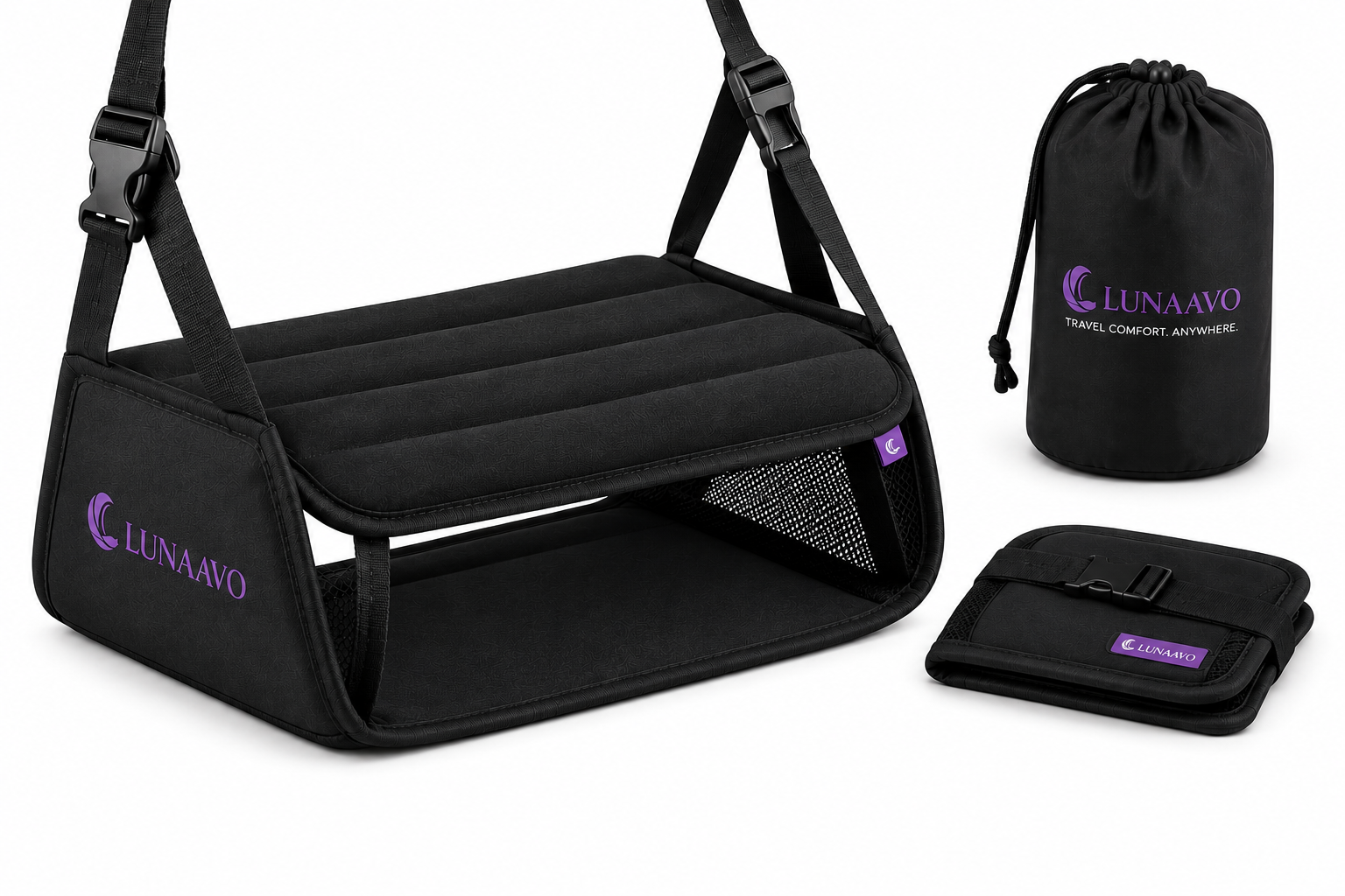 LUNAAVO Foldable Travel Footrest - Image 2